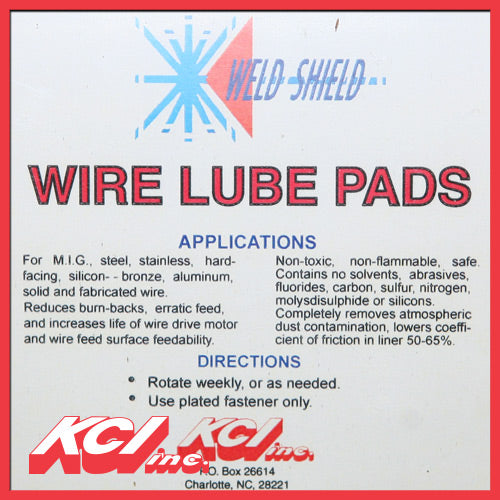Wire Lubepads (Packs of 6)